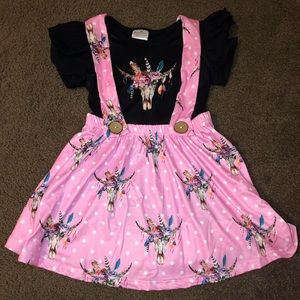 Cow skull 2 piece outfit